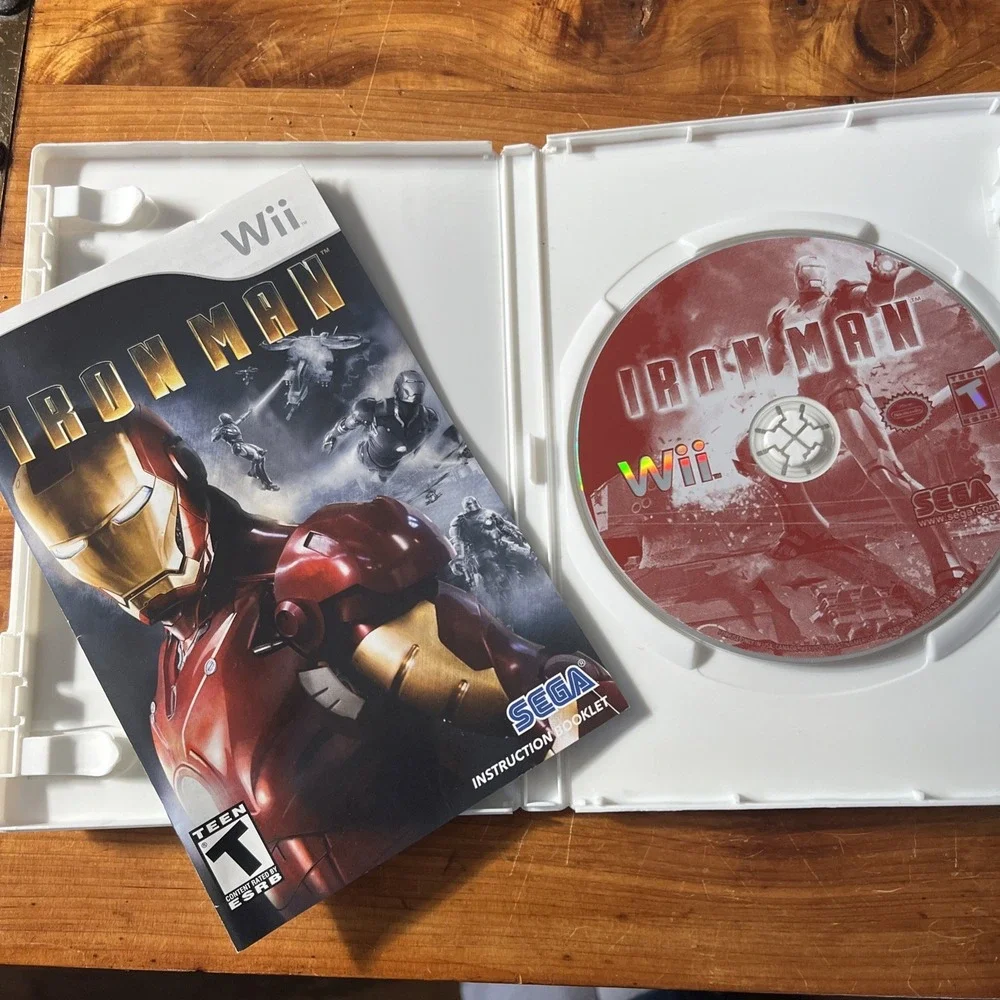 Iron Man Nintendo Wii Marvel 2008 Complete Mint Disc Tested CIB Has Manual